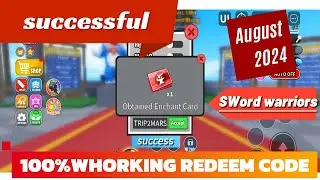 NEW ALL WORKING CODES FOR | SWORD WARRIORS IN AUGUST 2024! ROBLOX SWORD WARRIORS | CODES