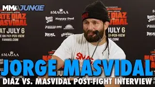 Jorge Masvidal Disputes Scoring in Loss to Nate Diaz: 8 Rounds to 2 is F*cking Nuts