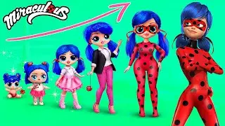 Baby Ladybug Growing Up / 32 DIYs for LOL OMG