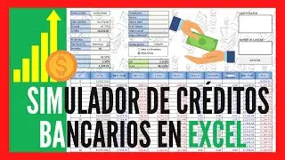 Cronograma de Pagos 💲💲SIMULADOR DE CRÉDITOS BANCARIOS💲💲 en Excel✅