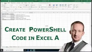 060 Use Excel for PowerShell App Creation Code  - PowerShell with SharePoint from Scratch