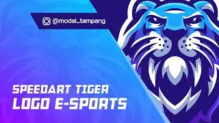 SpeedArt Tiger Logo E Sports Using CorelDraw