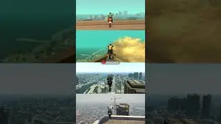 BIKE JUMP From the HIGHEST BUILDINGS in GTA Games! 🏍