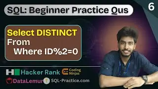 6) Hackerrank SQL questions | SQL beginner to advanced practice questions | SQL for beginners