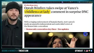 DNC, Oprah Call Fat Democrat Delegate A Childless Cat Lady In Hilarious Flub | TimcastNews