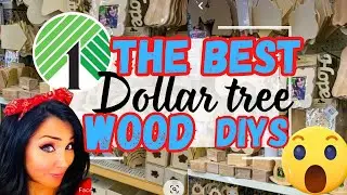 *MIND BLOWING * DOLLAR TREE WOOD DIY IDEAS. DIY crafts & decor