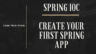 Spring tutorial for beginners | Develop first spring app