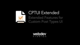 Custom Post Type UI Extended