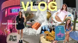 VLOG: niall concert, 24th birthday, book haul + more! 🥳💐🎂