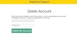 How to change your Snapchat user name and delete your account