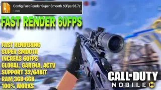 CONFIG FAST RENDER, SUPER SMOOTH 60FPS IN COD MOBILE | SEASON 5 CONFIG CODM (2023)