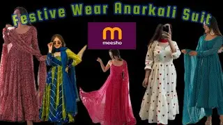 Meesho Festive Wear Suit Haul ❤️| #anarkalidress #anarkalidress #anarkalisuit #fashion #viral