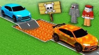 ich UPGRADE meinen LAMBORGHINI URUS MIT LAVA in Minecraft RP!