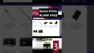 Fix Epson Printing Blacks - How to Test Driver Chip #3