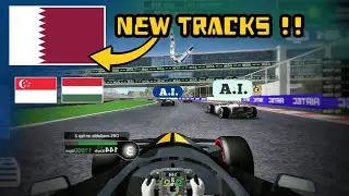 Fx RACER UPDATE 🔴 New Tracks, New A.I. Cars - 🇶🇦🇸🇬🇭🇺