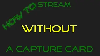 How to stream PS4 with NO CAPTURE CARD using OBS