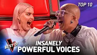 POWERHOUSE Singers Who SHOCKED The Coaches of The Voice | Top 10