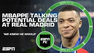 Kylian Mbappe reportedly talking deals with Real Madrid 👀 HES SUPPOSED TO BE - Marcotti | ESPN FC