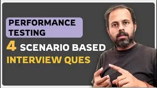 #AskRaghav | 4 Scenario based interview Ques | Performance Testing