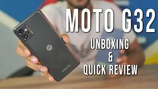 Moto G32 Unboxing & Quick Review in English