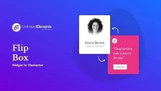 Free Flip Box Widget for Elementor