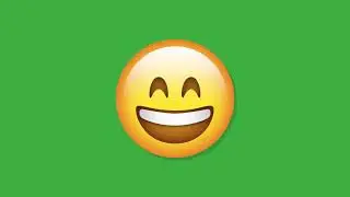 Green Screen Animated Happy Face imoji icon   Free Chroma key Effects