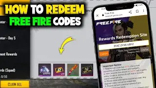 Free Fire Redeem Code Today | Free Fire New Redeem Code Today | FF Redeem Code Today | Redeem Code