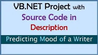 Emotion Detection of a text/Sentence in  VB.NET