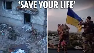 Surrender or die! Ukraine drones blast message to Russian troops before they give themselves up