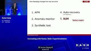 [DASH 2023] NTT DOCOMO | Innovating with Faster, Safer Experimentation (자막)