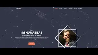 Aesthetic Portfolio website With HTML & CSS || contact me if you want this type of portfolio website