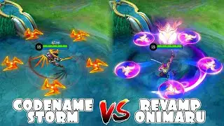 Saber Revamp Onimaru VS Codename Storm Skin Comparison