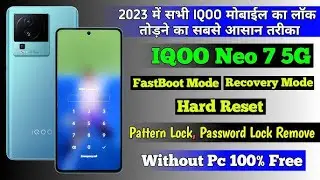 IQOO Neo 7 5g Frp Bypass ✅ New Security Android 13 Update ⚡ All IQOO Frp Bypass Android 13 Update