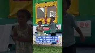 Little brother freestyles at baby shower with most adorable hype girl 🤣❤️