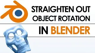 How to Straighten Meshroom Model in Blender | Beginner Tutorial