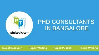 PhD Consultants in Bangalore | PhD Consultants in India