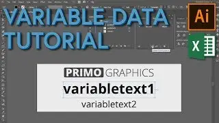 How to use variable data - Adobe Illustrator CC Tutorial