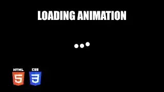 Jumping Dots Loading Animation | HTML & CSS Tutorial