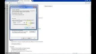 how to change or configure the proxy settings of google chrome browser