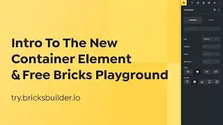 Free Bricks Playground & Intro To The New Container