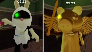 PIGGY BESS BUNNY JUMPSCARE vs GOLD PIGGY JUMPSCARE!! [Chapter 7 Hype!]