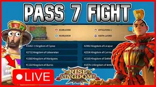 Pass 7 Fight🔴LIVE!🔴| Rise of Kingdoms