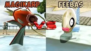 Pokemon battle revolution - Magikarp vs Feebas