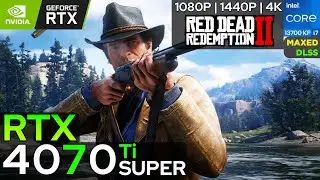 Red Dead Redemption 2 - RTX 4070 Ti SUPER (1080p/1440p/4K)