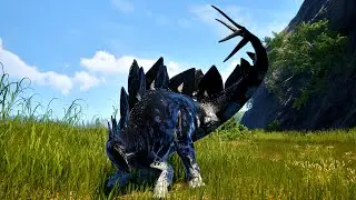 HT Stego Combat Against Trike with SPARRING in The Isle Evrima