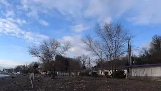 Море зимой. Городской пляж в Лазаревском. 17 января 2018