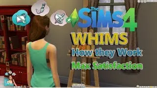 Gaming the Whims and Satisfaction System in Sims 4