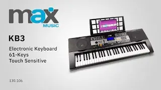 MAX Music KB3 Electronic Keyboard 61-key Touch Sensitive - 130.106