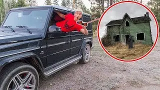 WE BROKE INTO THE GAME MASTER TOP SECRET ABANDONED HOUSE!!