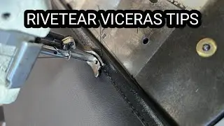 TIPS SÓLO PARA PRINCIPIANTES.  Cómo  rivetar una vicera